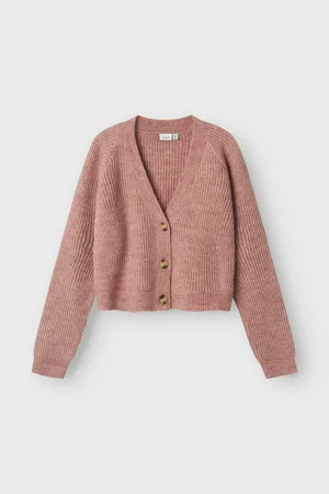 NAME IT Vest NKFHOLLY BOXY SHORT KNIT CARD NOOS