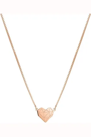 liebeskind Ketting met hanger LJ-0333-N-40, hart met zirkoon (synthetisch)