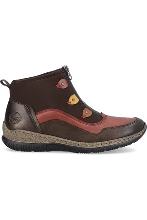 Rieker Boots zonder sluiting met contrastkleurige details