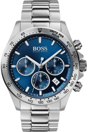 HUGO BOSS Chronograaf Hero Quartzhorloge, herenhorloge, horloge, stopwatchfunctie, roestvrijstalen band