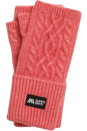Superdry Gebreide handschoenen CABLE LUXE HANDWARMERS