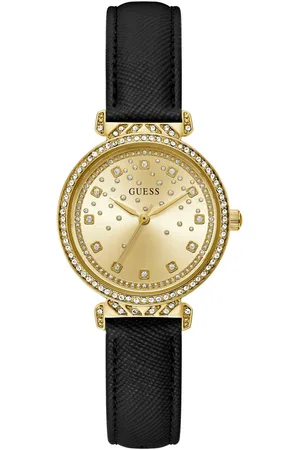 Guess Kwartshorloge ENCHANTMENT Horloge, dameshorloge, kristallen, mineraalglas, stalen band