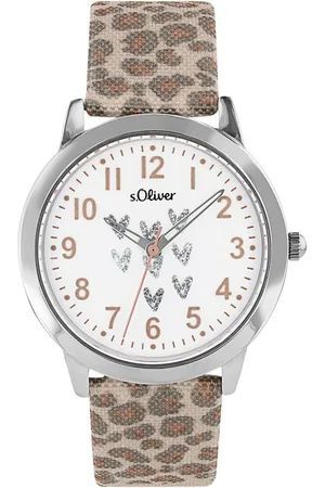 QS by s.Oliver Kwartshorloge Horloge, kinderhorloge, meisjeshorloge, schoolbegin, cadeau-idee