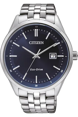 Citizen Solarhorloge BM7251-53L Horloge, herenhorloge, datum, analoog, stalen armband