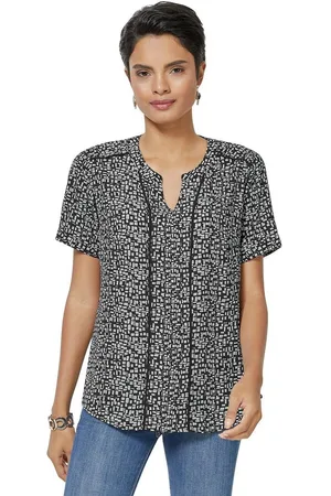 CRÉATION L Blouse met korte mouwen