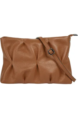 Cluty Schoudertas echt leer, made in italy