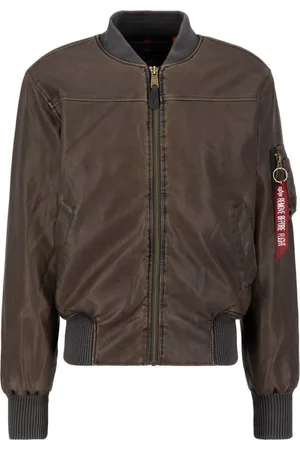 Alpha Industries Bomberjack Men - Bomber Jackets MA-1 Faux Leather Vintage