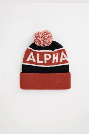 Alpha Industries Skimuts Accessoires - Headwear Block Bobble Beanie