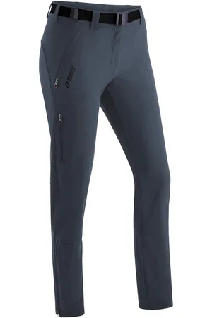 Maier Sports Functionele broek Lana slim Dames wandelbroek, ademende outdoorbroek, 3 zakken, slim fit