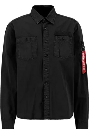Alpha Industries Oversized shirt Men - Shirts Air Force EMB Shirt
