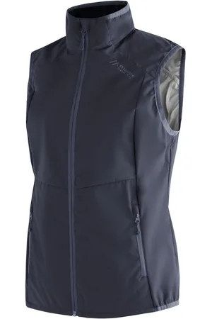 Maier Sports Softshell-bodywarmer Brims Vest W ademende damesvest, waterafstotende outdoorvest