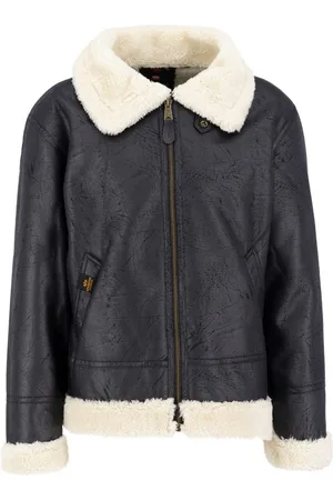 Alpha Industries Leren jack Men - Bomber Jackets B-3 Faux Leather