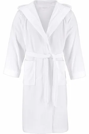 Bruno Banani Uniseks badjas Robby, ideaal voor sauna & spa, hotelbadjas, ochtendjas Dames & heren badjassen, katoen, met zakken, reizen, sauna, S-3XL (1 stuk)