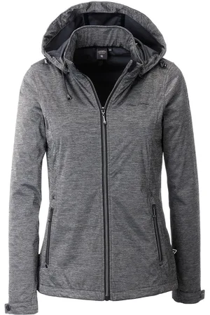 DEPROC-Active Softshell-jack CLAUD PEAK WOMEN met afneembare capuchon