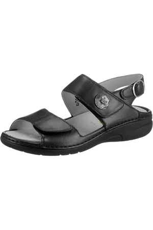 Waldläufer Sandalen GUNNA , zomerschoen, sandaal, sleehak, met klittenband, breedte g = breed