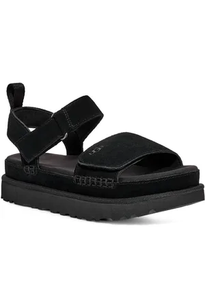 UGG Plateausandalen W GOLDENSTAR , plateausandaal, sandaal met klittenbandsluiting