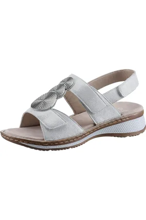 ARA Sandalen Hawaï zomerschoen, sandaal, sleehak, in comfortwijdte g (=wijd)