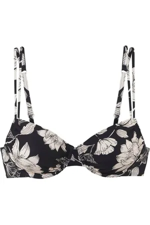 QS by s.Oliver Beugelbikinitop Lady met een bloemmotief