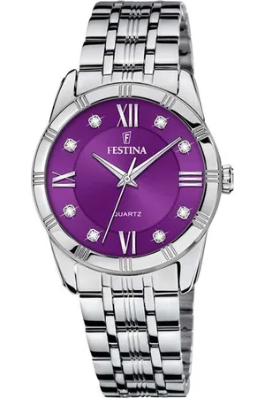 Festina Kwartshorloge Mademoiselle Polshorloge, dameshorloge, roestvrijstalen band, Ø 32 mm