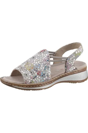 ARA Sandalen Hawaï , zomerschoen, sandaal, sleehak, met stretch-banden, g-breedte