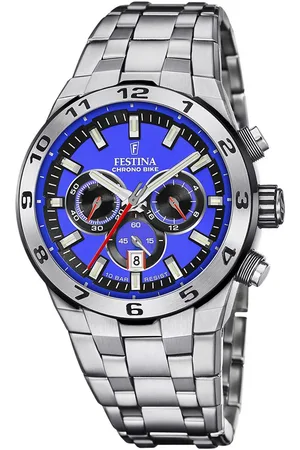 Festina Chronograaf Chrono Bike 2024 Horloge, quartzhorloge, herenhorloge, stopwatchfunctie, stalen armband