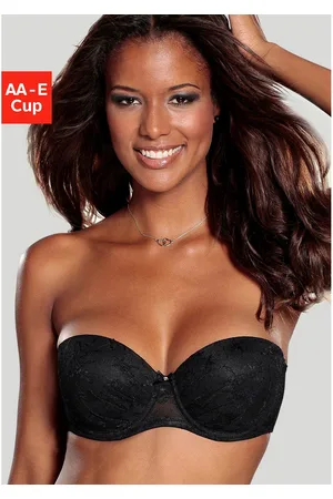 Lascana Push-up-bh Chelina met afneembare, normale en transparante bandjes, ondergoed
