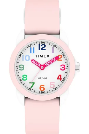 Timex Kwartshorloge TIME TEACHER Polshorloge, kinderhorloge, leerhorloge, verjaardag, schoolbegin, cadeau-idee