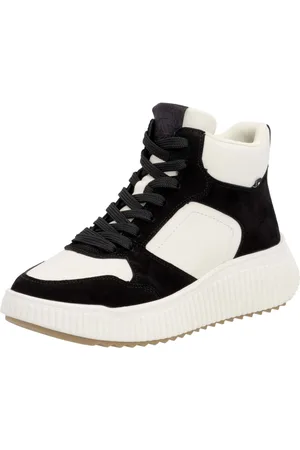 Rieker Sneakers , vrijetijdsschoen, high top sneaker, veterschoenen, schachtvering