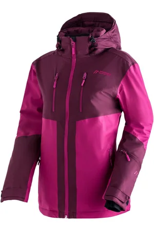 Maier Sports Ski-jack Ina Dames winterjack, waterdicht, 5 ritszakken en capuchon, regular fit