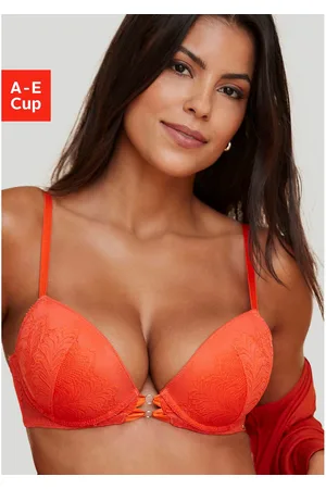 Lascana Push-up-bh bedekt met fijn, gebloemd kant, lingerie