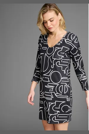 Laura Scott Shirtjurk met moderne print all-over