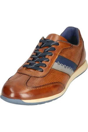 Bugatti Sneakers , business schoen, lage schoen, veterschoen met contrasterende strepen