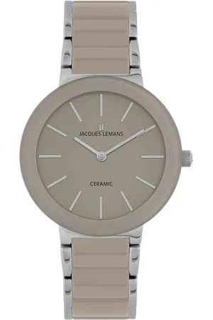 Jacques Lemans Keramisch horloge Monaco Quartz horloge, armbanduhr, dameshorloge, gehard Crystex-glas