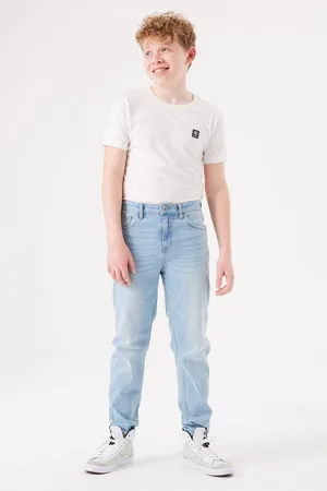 Garcia Dad-jeans Dalino voor jongens, met verwoeste effecten
