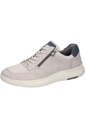Waldläufer Sneakers Heiko in schoenwijdte h (= zeer breed), vrijetijdsschoen, lage schoen, veterschoen