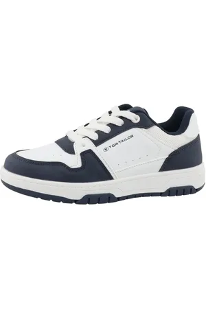 TOM TAILOR Plateausneakers vrijetijdsschoen, lage schoen, veterschoen met contrast bies