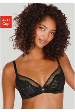 Lascana Beugel-bh FLORA met fijne kant en edel glinsterend accessoire, sexy lingerie