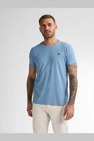 Petrol Industries Shirt met ronde hals met geborduurd logo