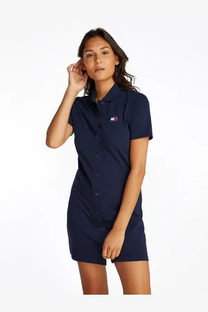 Tommy Hilfiger Polojurk TJW BADGE PIQUE POLO DRESS