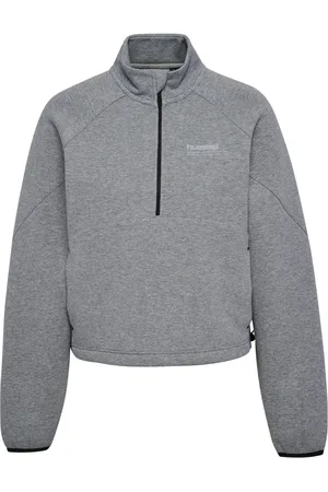 Hummel Sweater HMLTECH FLEECE WOMEN BOXY HALF ZIP (1-delig)