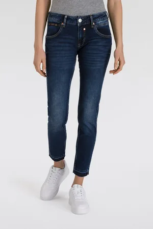 Herrlicher Slim fit jeans TOUCH CROPPED REUSED DENIM
