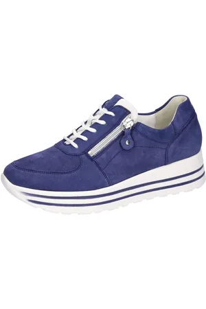 Waldläufer Plateausneakers H-Lana , veterschoenen, lage schoen, comfort schoen, rits, h-breedte