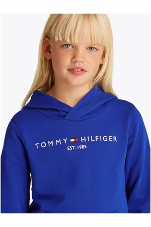 Tommy Hilfiger Hoodie U ESSENTIAL HOODIE met logo-borduurwerk en tekst