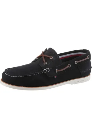 Tommy Hilfiger Bootschoenen TH BOAT SHOE CORE SUEDE , casual schoen, vrijetijdsschoen, veterschoen met banddoorvoeren