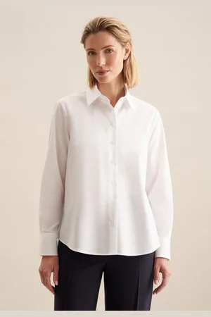 Seidensticker Overhemdblouse Kraag uni