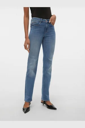 VERO MODA Straight jeans VMFLASH MR STRAIGHT JEANS LI347 GA NOOS