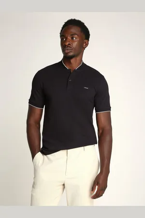 Calvin Klein Poloshirt STRETCH PIQUE STAND COLLAR POLO