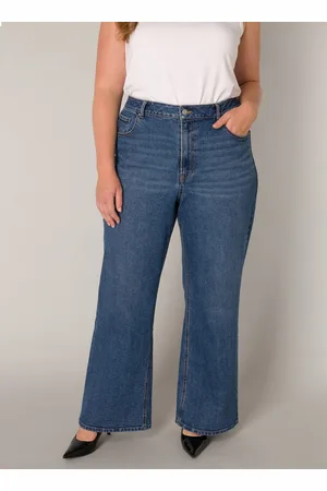 Base Level Wijde jeans in grote maten