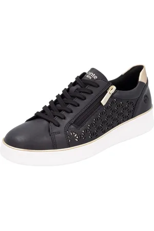 Remonte Plateausneakers , vrijetijdsschoen, veterschoen, lage schoen met perforatie