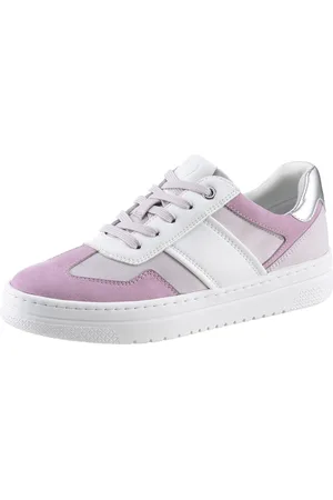 Marco Tozzi Plateausneakers vrijetijdsschoen, lage schoen, veterschoen in vegan uitvoering